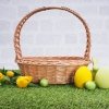 Koszyczek Wielkanocny Kratka Owalny 26cm - Sklep z wiklina - zdjęcie 4